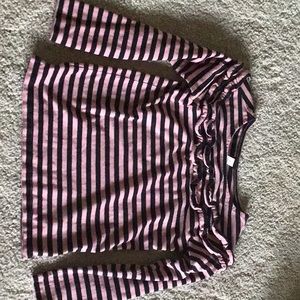 A striped detailed shirt